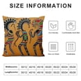 thumbnail image 5 of COMIO  Southwestern Throw Pillow Cover American Kokopelli Ethnic Tribal Decorative Pillow Case Home Decor Square Pillowcase, 5 of 5