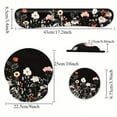 thumbnail image 6 of Mouse Pad with Wrist Rest and Keyboard Wrist Rest Set, Wrist Rest for Computer Keyboard Memory Foam Pain Relief with Non Slip Rubber Base for Office, Gaming, Computer, Laptop, Garden Flower Pattern, 6 of 6