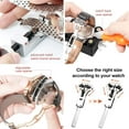 thumbnail image 4 of Juego de herramientas para pasadores y barras de resorte con estuche de transporte para uso profesional Kit completo de reparación de relojes, 4 of 7