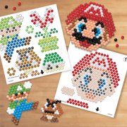Aquabeads Super Mario Creation Cube, Complete Arts & Crafts Bead Kit for Children - make your favorite Mario characters with over 2500 beads