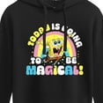 thumbnail image 3 of SpongeBob SquarePants - Today Is Going To Be Magical - Juniors Cropped Pullover Hoodie, 3 of 6