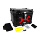 thumbnail image 3 of Maletero Top Case Para Moto Rasen Luz Led Respaldo Parrilla rojo, 3 of 13