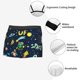 thumbnail image 3 of Fotbe Funny Spaceships Calzoncillos Tipo Boxer con Bolsa de Soporte Total para Hombre, X-Temp Fresco, Transpirable y de Secado Rápido-Large, 3 of 5