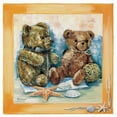 thumbnail image 2 of Withaar, Rian 20x20 White Modern Wood Framed Museum Art Print Titled - Beach bear, 2 of 4