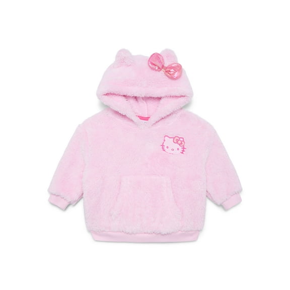 Hello Kitty Toddler Girls Plush Cosplay Hoodie, Sizes 12M-5T