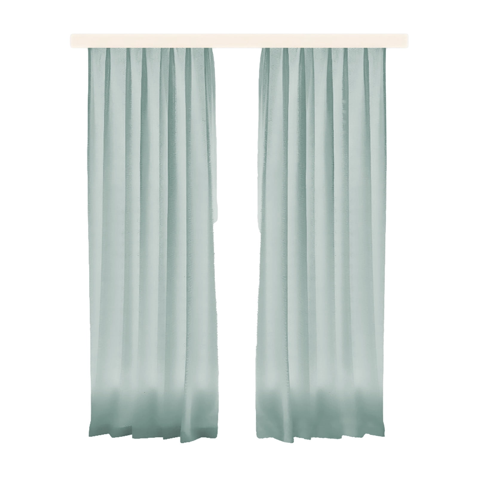 Linen Style Curtains, Window Drapery Set 150x270cm, Lightweight Fabric Curtains for Living Room Bedroom Home Decoration Soft Light Filtering Design