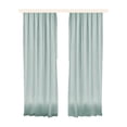 thumbnail image 2 of Linen Style Window Curtains 2PCS, 9FTx5FT Exquisite Patterned Drapery, Soft Easy to Install Versatile Decor for Home Themed Scene Arrangement Window Decoration Living Room Bedroom Dining Room, 2 of 7