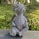thumbnail image 3 of Estatua de dragón de jardín, dinosaurio feliz, te anima, figura de resina, escultura decorativa con acabado en piedra, 15 cm de alto, para el hogar, interior y exterior., 3 of 5