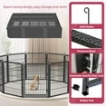 thumbnail image 5 of SQIREP Dog Playpen Outdoor, 28 Panels 32inch Indoor Dog Pen with Doors for Large/Medium/Small Dogs Pet Playpen Exercise Dog Pen Outdoor Dog Fence for RV, Camping, Yard, 5 of 8