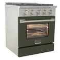 thumbnail image 5 of 30 in. 4.2 cu. ft. Dual Fuel Range Natural Gas Sealed Burners in Olive Green ., 5 of 14