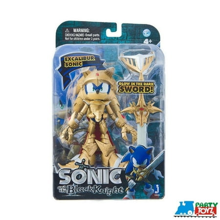 Sonic The Hedgehog 5 Inch Black Knight Plastic Action Figure Excalibur Sonic