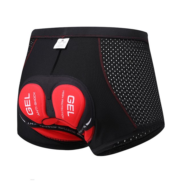 Bicicleta Pantalones cortos de ciclismo para hombre Almohadilla de gel transpirable Calzoncillos a prueba de golpes Pantalones MTB (M) Tmvgtek Accesorios para bicicletas