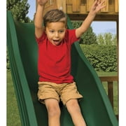 PlayStar Scoop Wave Slide PS 8824 Green Swing Set Accessory for Wooden Play Sets