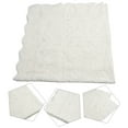 thumbnail image 3 of White Lace Coffee Table Tablecloth Dust-proof Table Cover TV Cabinet Household, 3 of 7