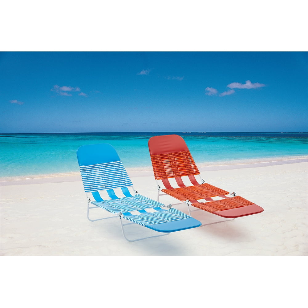 Mainstays Folding Jelly Beach Lounge Chair