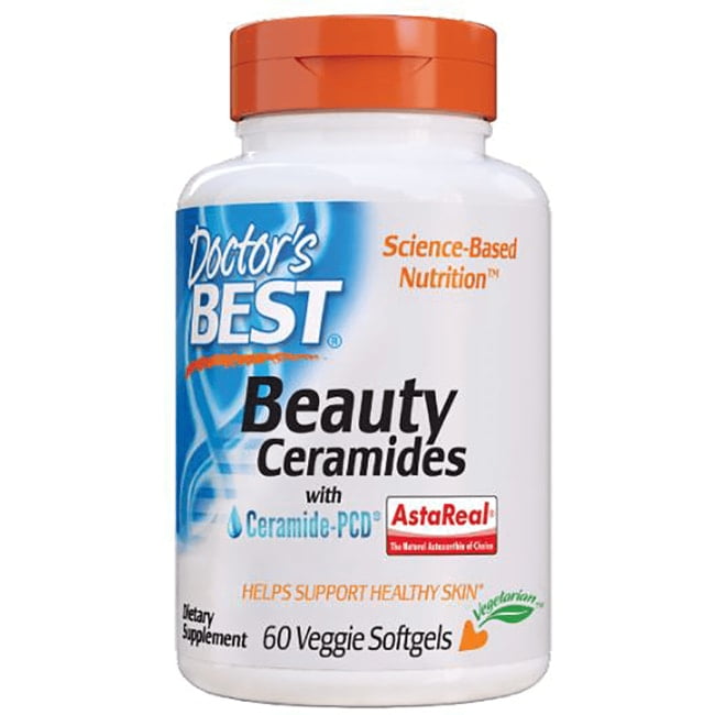 Doctor's Best - Beauty Ceramides with CeraLOK - 60 Vegetarian Softgels