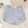 thumbnail image 2 of RMGVDSD Toddler Boys Girls Sport Shorts Baby Cute Bear Embroidered Summer Running Athletic Cotton Shorts Beach Shorts for 9-12 Months, 2 of 6