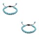 thumbnail image 1 of Jumpingount cuentas de piedras preciosas naturales para mujeres y hombres regalo unisex 2Conjunto Línea negra minimalista + Línea negra+azul claro, 1 of 6