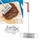thumbnail image 5 of Hierro Para Marcar Carne Para Barbacoa, Hierro Para Marcar, Mango De Madera Ligero, Letras En Inglés Portátiles De Acero Inoxidable Para Asar A La Parrilla Para Bistec, 5 of 7
