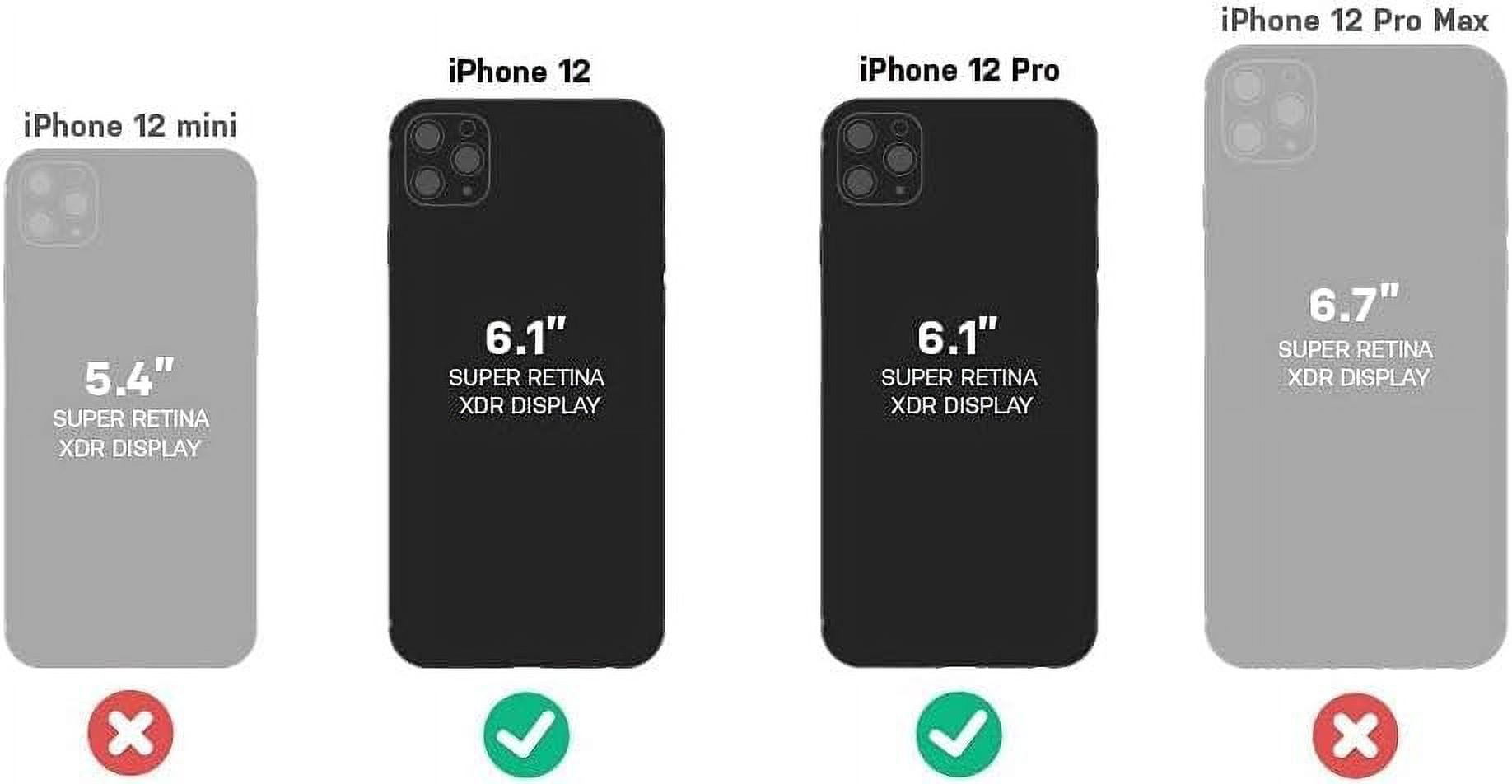 OtterBox iPhone 12 & iPhone 12 Pro Only - Commuter Series Case - Crisp Denim Blue - Slim & Tough - Pocket-Friendly - with Port Protection - Non-Retail Packaging