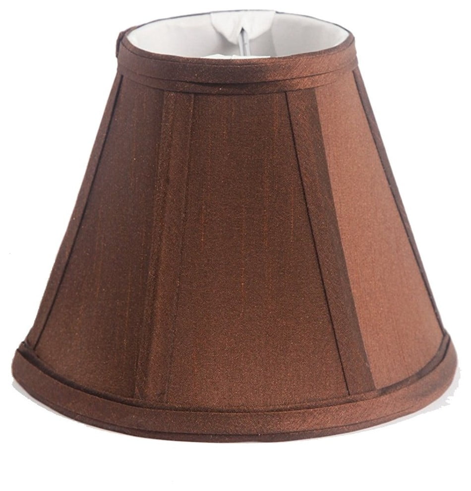 Urbanest Faux Silk Empire Chandelier Lamp Shade, 3x6x5", Espresso