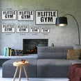 thumbnail image 4 of Vintage Style Little Gym (2 Pack) 8 Inch x 12 Inch Novelty Plastic Sign Jump Stretch Play Nice Durable Weatherproof Perfect for Playrooms Basements Home Gyms Fun Gift for Kids Families, 4 of 6