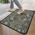 thumbnail image 4 of Green Pioneer Flower Pattern Door Rugs,Washable Non Slip Door Mats Indoor,Decorative Door Mats,Entry Mat Indoor for Entrance,Bedroom,Kitchen,Bathroom,30"x17", 4 of 6