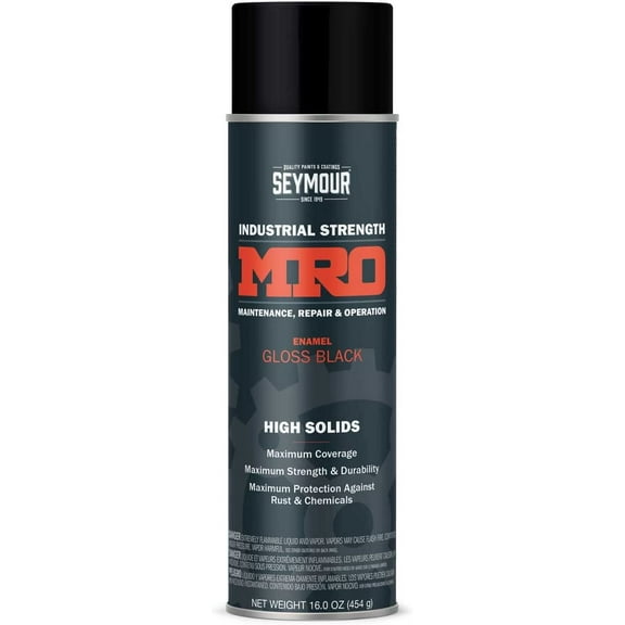 620-1415 Industrial MRO High Solids Spray , Gloss Black , 16 Ounce (Pack of 1)