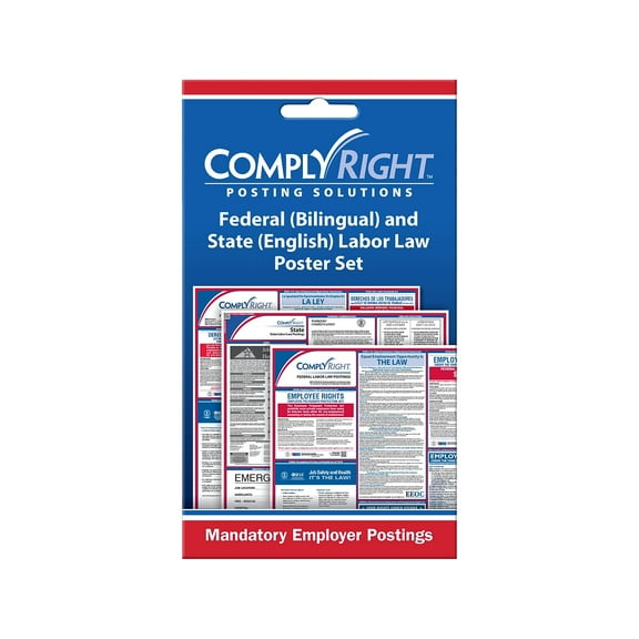 ComplyRight Federal and State Labor Law Poster Set Bilingual (CRPS05)