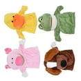thumbnail image 4 of Marionetas de mano de animales 4 Uds marionetas de mano de peluche con boca movible suave y bonita para regalo de cumpleaños para fiestas navideñas para niños y niños ANGGREK Otros, 4 of 8
