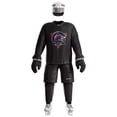 thumbnail image 4 of Camiseta de práctica de hockey sobre hielo personalizada, negra, ligera, delgada y transpirable, de alta calidad, serie H80 y camiseta de calle grande (todos los tamaños), 4 of 4