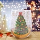 thumbnail image 1 of Taza de cristal de doble pared perfecl con forma de árbol de Navidad 380ml, 1 of 8