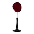thumbnail image 1 of Soporte ajustable para sombreros de maniquí, soporte para peluca, soporte para exhibición de almacenamiento, color rojo rojo Zulema cabeza de maniquí con soporte, 1 of 7