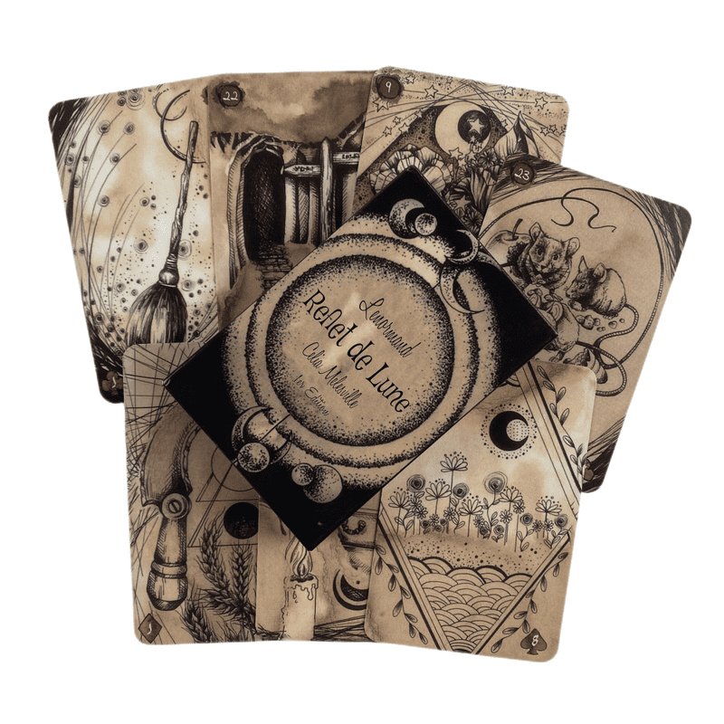 Old Style Lenormand Fortune-Telling Oracle Cards Tarot Divination Deck English Vision Edition Board Playing Game For Party