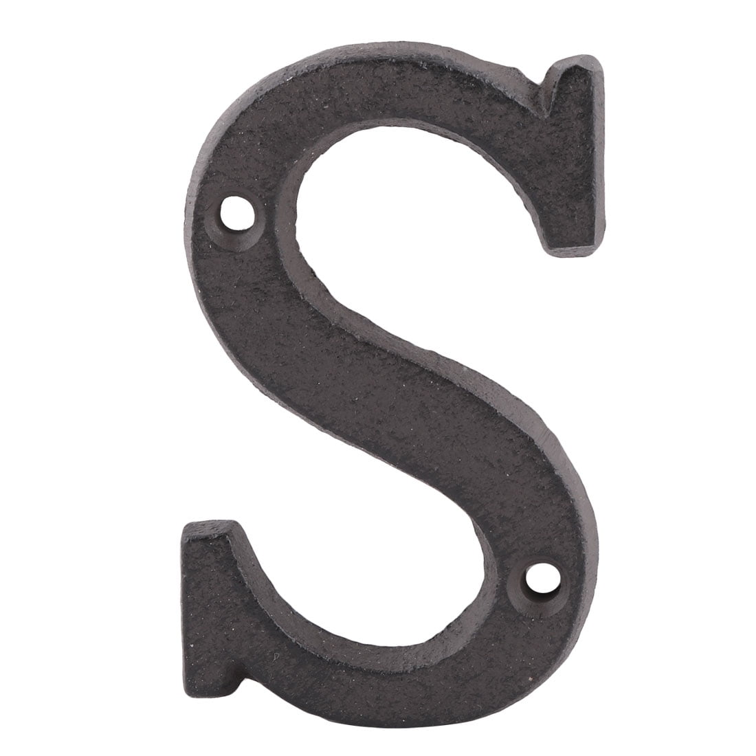 Street Cast Iron S Shaped Vintage Style Door Letter Alphabet Sign Label ...