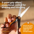 thumbnail image 5 of Fiskars Pet Trimming Scissors, Dog and Cat Grooming Scissors, 5 of 9