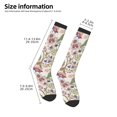 thumbnail image 2 of Balery Paisley Flowers Calcetines novedosos Calcetines deportivos Calcetines hasta la rodilla Calcetines de algodón Calcetines originales y geniales, 2 of 6
