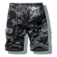 thumbnail image 1 of Shorts Cargo Elásticos Con Múltiples Bolsillos/pantalones, 1 of 5
