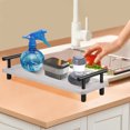 thumbnail image 4 of HONMEET Vanity Tray Bathroom Tray Stainless Steel Water Absorption Light Grey 1 Set Home Organization, 4 of 8