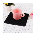thumbnail image 5 of 4Pcs Silicone Pot Coasters Pot Holders for Kitchen Dishwasher Safe Heat Resistant Black Round, 5 of 6