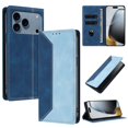 thumbnail image 1 of Funda FOXDOCK para iPhone 17 Pro de Cuero Premium Bicolor con Ranuras RFID, Carcasa Tipo Billetera Antigolpes y Soporte Plegable, 1 of 6