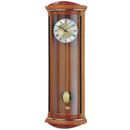 Modern wall clock with quartz movement from AMS AM W7080/9