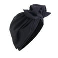 thumbnail image 2 of Clearance! Baberdicy Women Cancer Head Scarf Hat Cap Hair Scarf Turban Head Wrap Turban Hats Headwear Black, 2 of 3