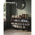 thumbnail image 2 of Zapatero SONGMICS de 4 niveles ajustable con ganchos, negro, 2 of 7