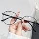 thumbnail image 4 of Gafas de miopía con lentes planas y luz azul para mujer, montura de gafas para cámara, 4 of 5