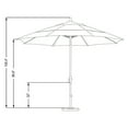 California Umbrella Sun Master Series Patio Market Umbrella in Pacifica