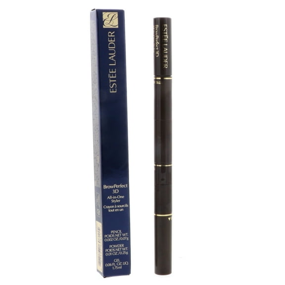 Estee Lauder BrowPerfect 3D All-in-One Styler Multi-Tasker, Dark Brunette, 0.072 oz