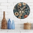 thumbnail image 3 of Yayeee 10" Wall Clock Battery Operated Quartz Round Silent Non-Ticking Home Decor, Flowers Cat, 3 of 6