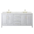 thumbnail image 3 of Wyndham Collection Wcv252580d-Qtz-Us3mxx Daria 80" Free Standing Double Basin Vanity Set -, 3 of 7