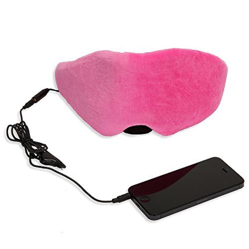 1 Voice Sleep Headphones Eye Mask - Pink - Walmart.com